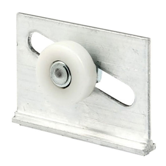 Shower door roller: 3/4 Flat Wheel w/ Bracket