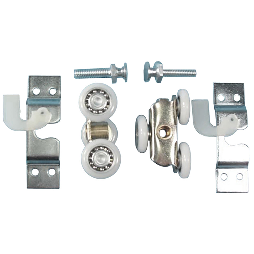 Hanger,  3 wheels, ball bearing, 1-1/8 Dia.- Nylon Tire - DISCON - Hanger,  3 wheels, ball bearing, 1-1/8 Dia.- Nylon Tire - DISCON