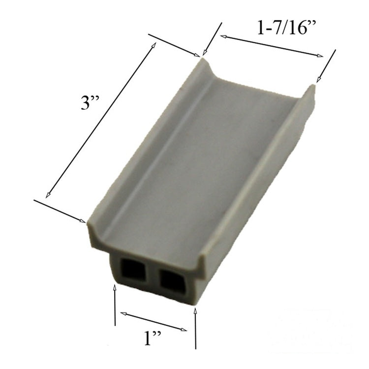 Patio Door Bumper 3 inch Grey - Patio Door Bumper 3 inch Grey
