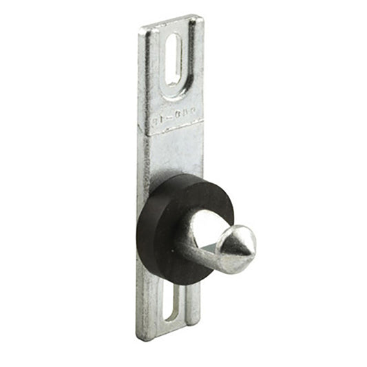 Diecast Keeper for Sliding Patio Door with Rubber Bumper