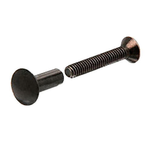 Post & Screws, Binder 2 inch - Black Thru-Bolt - Post & Screws, Binder 2 inch - Black Thru-Bolt