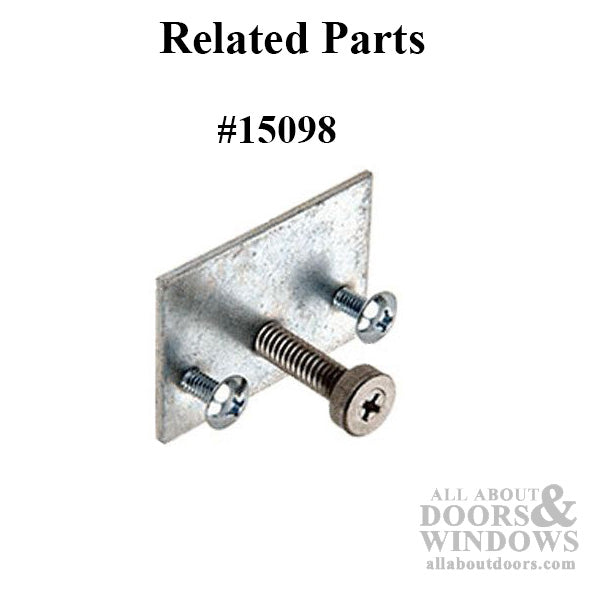 Strike for Sliding Door, 1-3/8 inch, Surface-Mounted - Strike for Sliding Door, 1-3/8 inch, Surface-Mounted