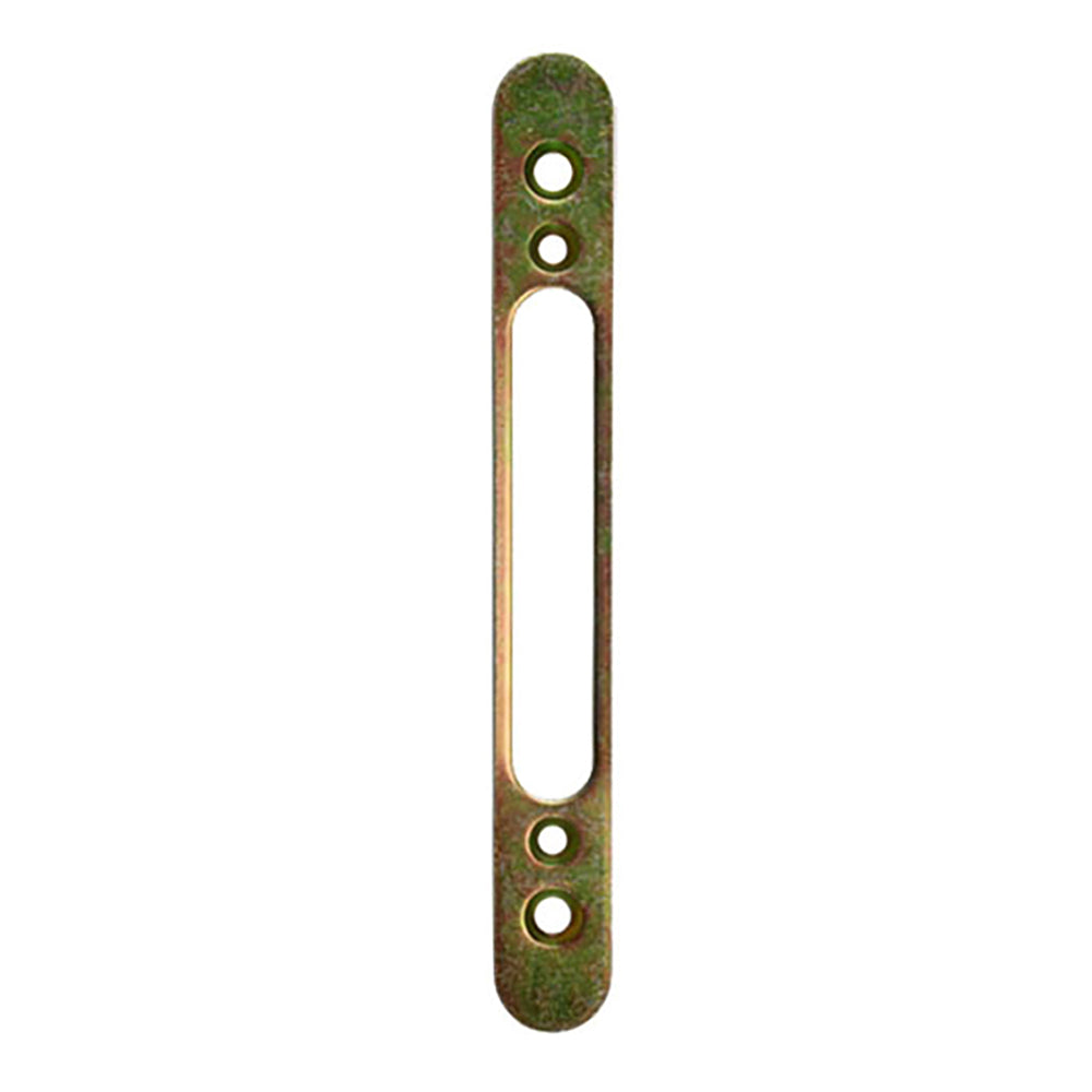 Mortise Lock Face Plate For Sliding Doors  3/4 InchWide 4-5/8 Inch Screw Hole Spacing - Mortise Lock Face Plate For Sliding Doors  3/4 InchWide 4-5/8 Inch Screw Hole Spacing