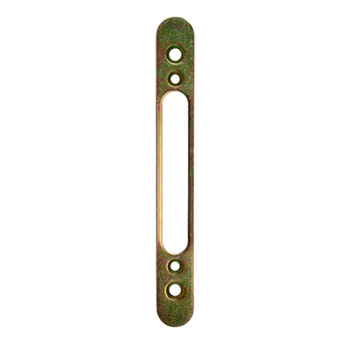 Mortise Lock Face Plate For Sliding Doors  3/4 InchWide 4-5/8 Inch Screw Hole Spacing - Mortise Lock Face Plate For Sliding Doors  3/4 InchWide 4-5/8 Inch Screw Hole Spacing