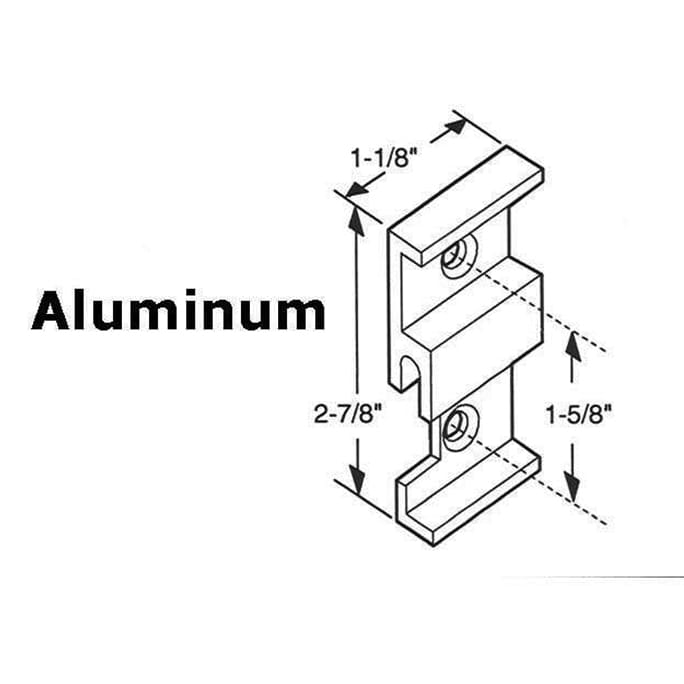Keeper - Sliding Patio Door, Extruded Aluminum - Aluminum - Keeper - Sliding Patio Door, Extruded Aluminum - Aluminum