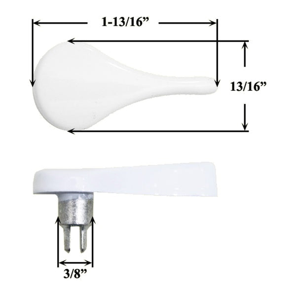 Thumb Turn with Tail Piece Kit - Choose Color - Thumb Turn with Tail Piece Kit - Choose Color