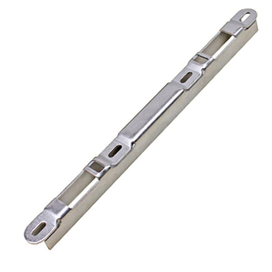 Narrow Sliding Door Strike Plate Keeper 1" Raised Dual Point Stainless Steel
