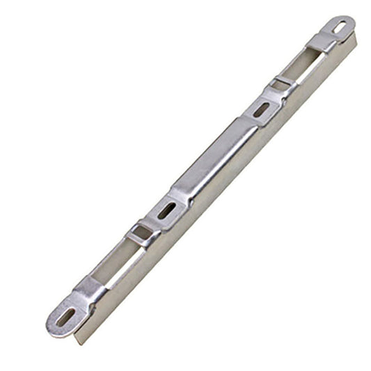 Sliding Door Strike Plate Keeper 5/8" Raised Dual Point Strike Stainless Steel