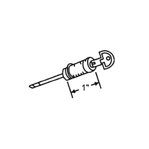 Key Cylinder Wafer Type for Sliding Patio Doors 2-1/2