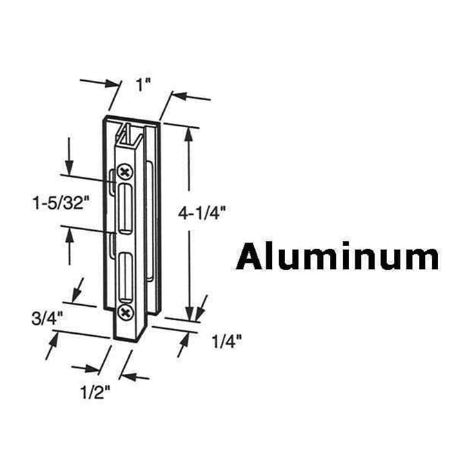 Keeper, Extruded SGD  (AL) 4-1/4 inch Long- aluminum - Keeper, Extruded SGD  (AL) 4-1/4 inch Long- aluminum