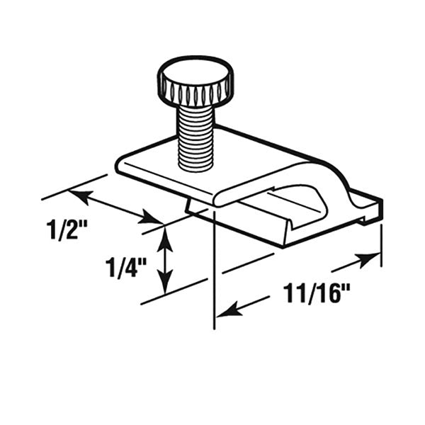 Self Locking Storm Door Panel Clips - Self Locking Storm Door Panel Clips