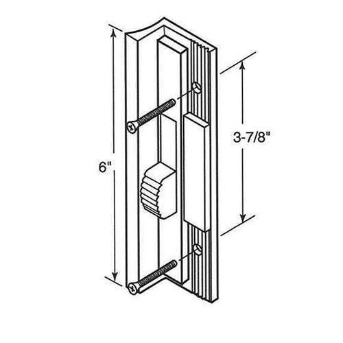 Door Handle For Sliding Glass Patio Doors Inside Handle and Actuator Non Handed Door Handle - Door Handle For Sliding Glass Patio Doors Inside Handle and Actuator Non Handed Door Handle