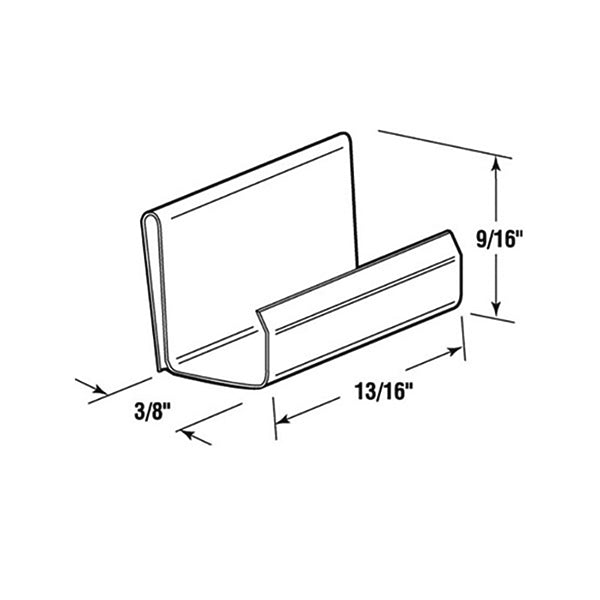 Metal Retainer Clips, Holds 3/8 inch Screen Frame - Metal Retainer Clips, Holds 3/8 inch Screen Frame