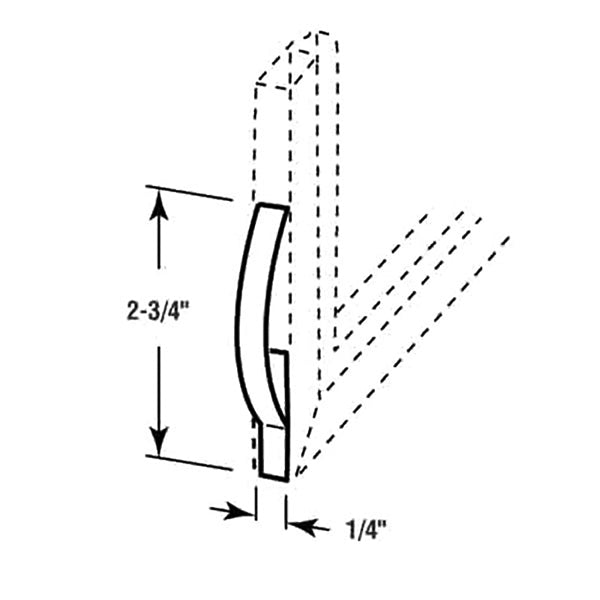 Corner Mount Flat Tension Spring for Sliding Window Screen Channels - Corner Mount Flat Tension Spring for Sliding Window Screen Channels