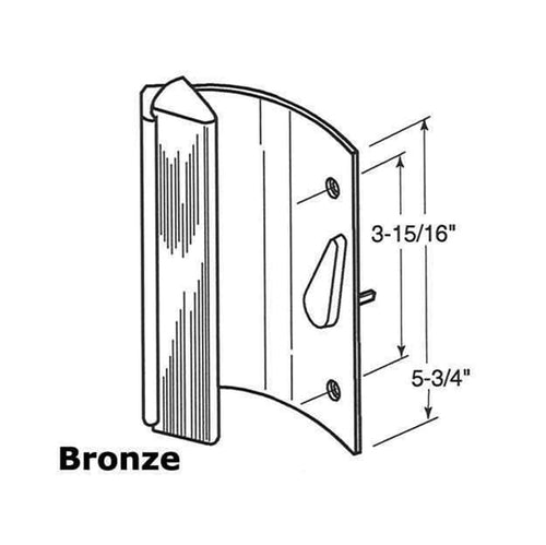 Inside Handle Only Diecast Thumbturn with Latch Activator - Inside Handle Only Diecast Thumbturn with Latch Activator