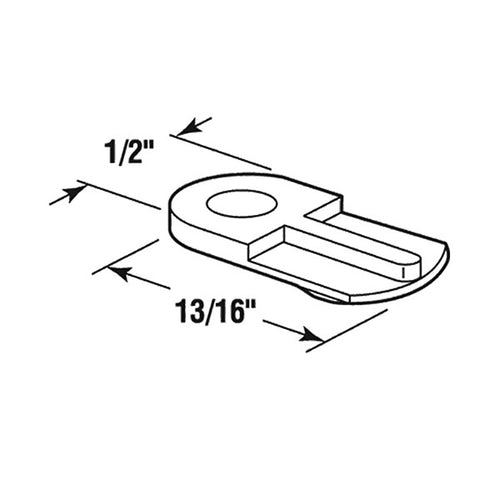 Window Screen Flush Clips, Nylon, Brown - 8 Pack - Window Screen Flush Clips, Nylon, Brown - 8 Pack