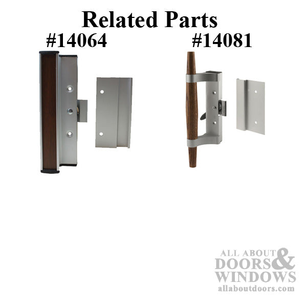 Steel Lever Latch with 1-1/4 Inch Tail for Sliding Glass Door  (Discontinued) - Steel Lever Latch with 1-1/4 Inch Tail for Sliding Glass Door  (Discontinued)