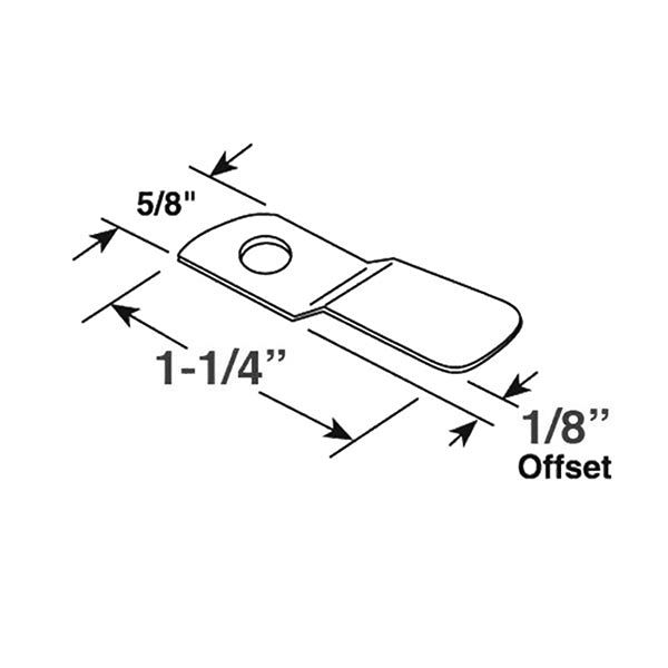 Z Clips - 1/8 inch offset - Z Clips - 1/8 inch offset
