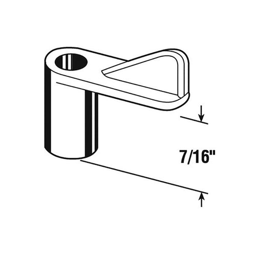 Window Screen Clips, Plastic, 7/16” offset, White - 12 Pack - Window Screen Clips, Plastic, 7/16” offset, White - 12 Pack