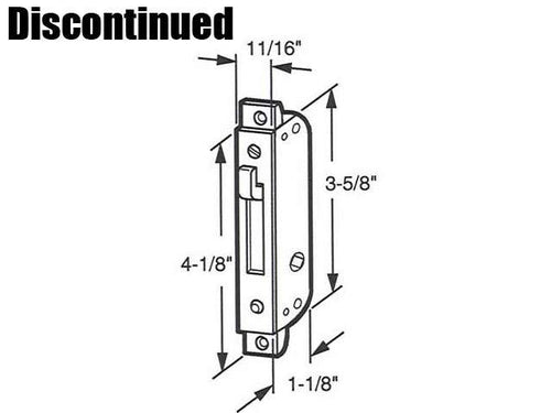 Discontinued - Mortise Lock - Sliding Patio Door, Unique Body - 45 Degree Keyway - Diecast - Discontinued - Mortise Lock - Sliding Patio Door, Unique Body - 45 Degree Keyway - Diecast
