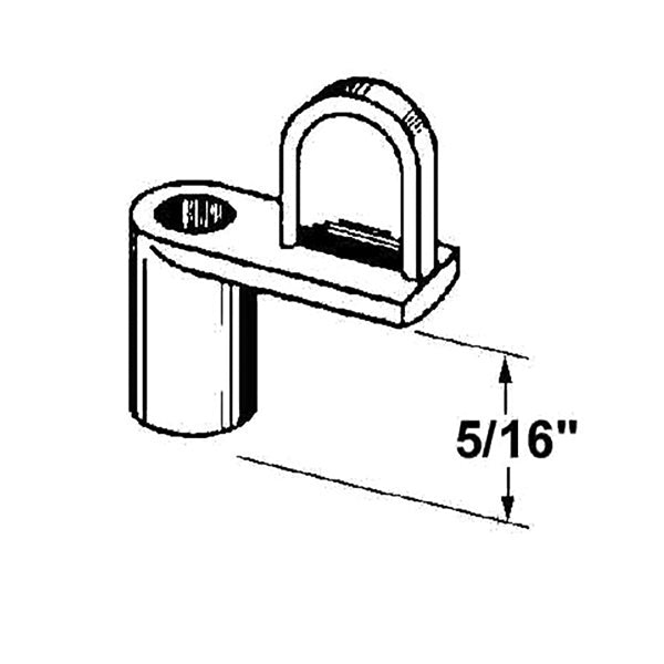 Diecast Clips 5/16” offset - Black - 12 pack - Diecast Clips 5/16” offset - Black - 12 pack