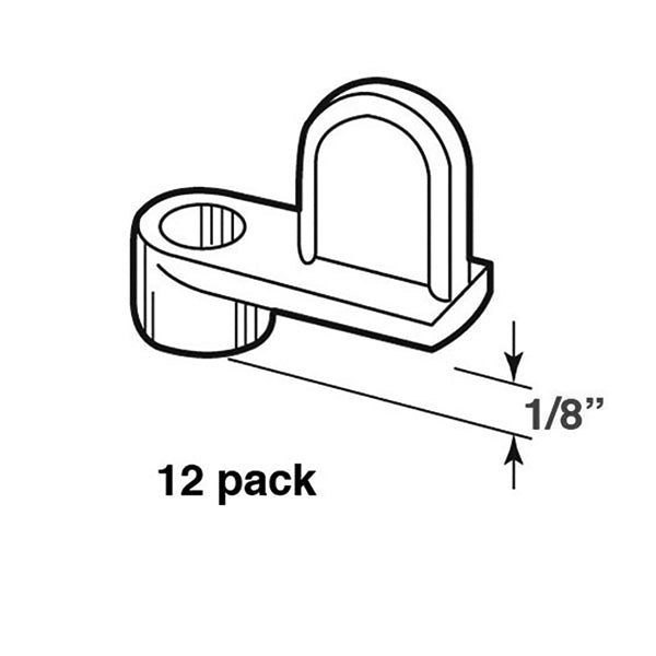 Diecast Screen Clip 1/8” Offset 12 Pack - Diecast Screen Clip 1/8” Offset 12 Pack