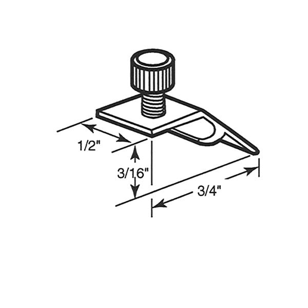 Storm Door Panel Clip with Offset 8 Pack - Storm Door Panel Clip with Offset 8 Pack