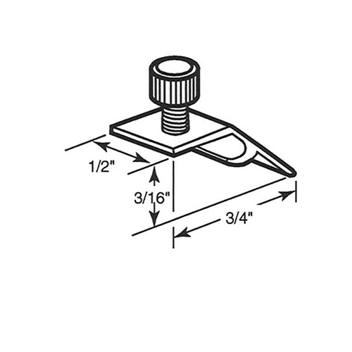 Storm Door Panel Clip with Offset 8 Pack - Storm Door Panel Clip with Offset 8 Pack