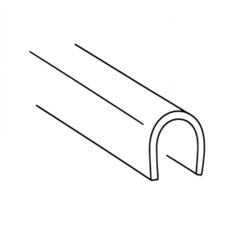 Track Cover for Patio Glass Door Stainless Steel Cap 6 Foot - Track Cover for Patio Glass Door Stainless Steel Cap 6 Foot