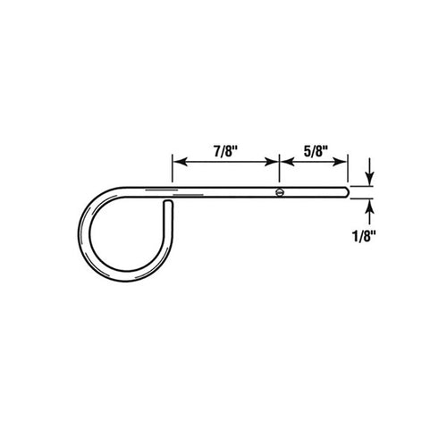 Window Screen Lock Pin, 1 Inch - 6 Pack - Window Screen Lock Pin, 1 Inch - 6 Pack