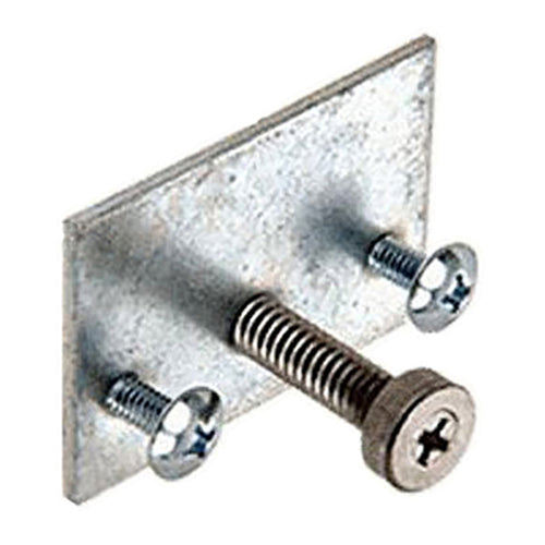 Adjustable Keeper Assembly for Sliding Patio Door Aluminum Finish - Adjustable Keeper Assembly for Sliding Patio Door Aluminum Finish