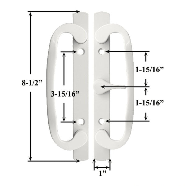 Amesbury Truth Legacy Door Handle For Sliding Glass Doors Legacy Handle Non Keyed Center Thumb Turn - Amesbury Truth Legacy Door Handle For Sliding Glass Doors Legacy Handle Non Keyed Center Thumb Turn