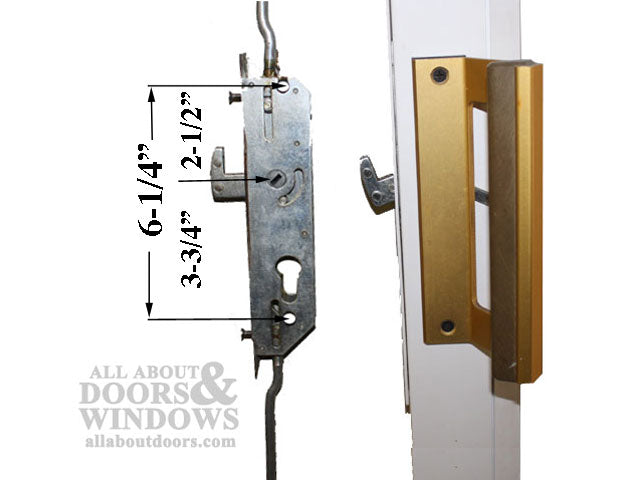 Great Lakes Window Patio Door Handle Set 6-1/4