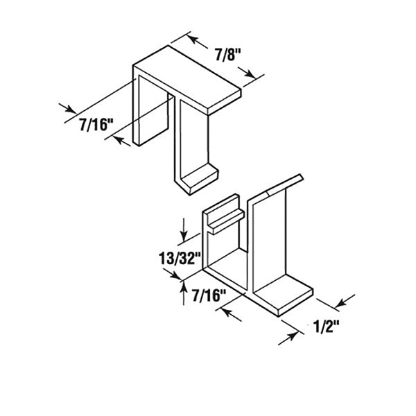 Window Screen Retainer Clips for H&D Industries Windows - Window Screen Retainer Clips for H&D Industries Windows
