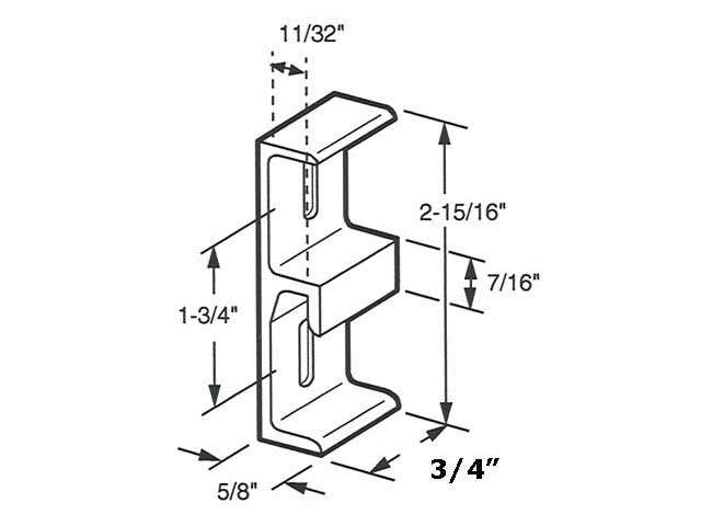 Keeper - Sliding Patio Door, Extruded Aluminum - Keeper - Sliding Patio Door, Extruded Aluminum