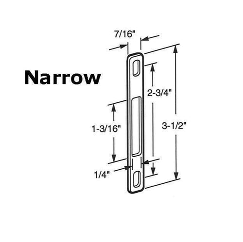 Keeper, for use with Mortise Lock - Keeper, for use with Mortise Lock