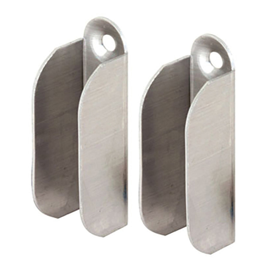 Window Screen Hangers with Nails 7/16 Inch Frame 6 Pack Mill Finish - Window Screen Hangers with Nails 7/16 Inch Frame 6 Pack Mill Finish