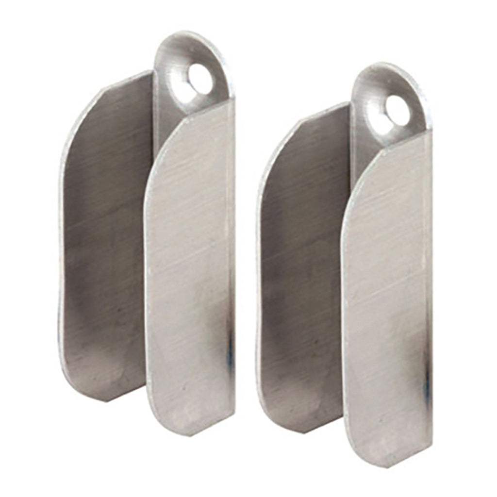 Window Screen Hangers with Nails 7/16 Inch Frame 6 Pack Mill Finish - Window Screen Hangers with Nails 7/16 Inch Frame 6 Pack Mill Finish