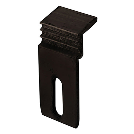 Panel Clip - Sliding Patio Door, Extruded Aluminum - 4 Pk - Bronze