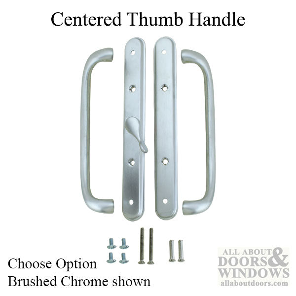 Olympus Handle for Sliding Glass Doors Center Thumb-Turn 3-15/16 Inch Screw Hole Center - Olympus Handle for Sliding Glass Doors Center Thumb-Turn 3-15/16 Inch Screw Hole Center