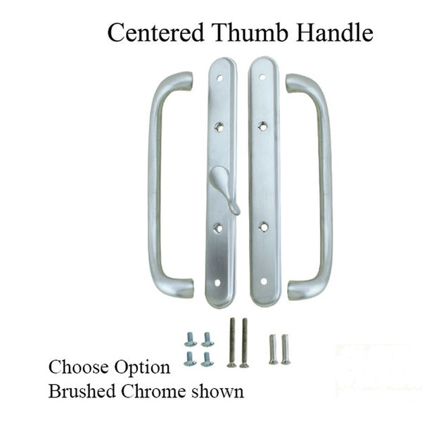Olympus Handle for Sliding Glass Doors Center Thumb-Turn 3-15/16 Inch Screw Hole Center - Olympus Handle for Sliding Glass Doors Center Thumb-Turn 3-15/16 Inch Screw Hole Center
