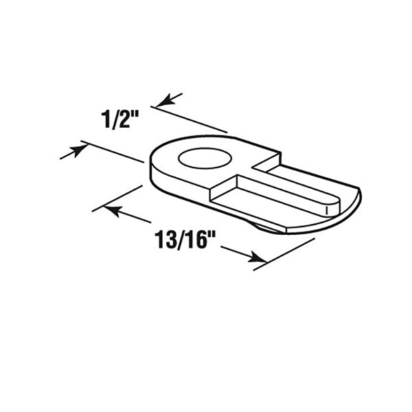 Window Screen Flush Clips Nylon White 12 Pack - Window Screen Flush Clips Nylon White 12 Pack