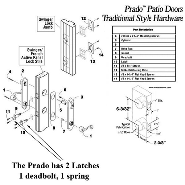 Peachtree Prado Handle Set For Hinged Patio Door Hardware Weiser Key Door Lock and Handle - Peachtree Prado Handle Set For Hinged Patio Door Hardware Weiser Key Door Lock and Handle