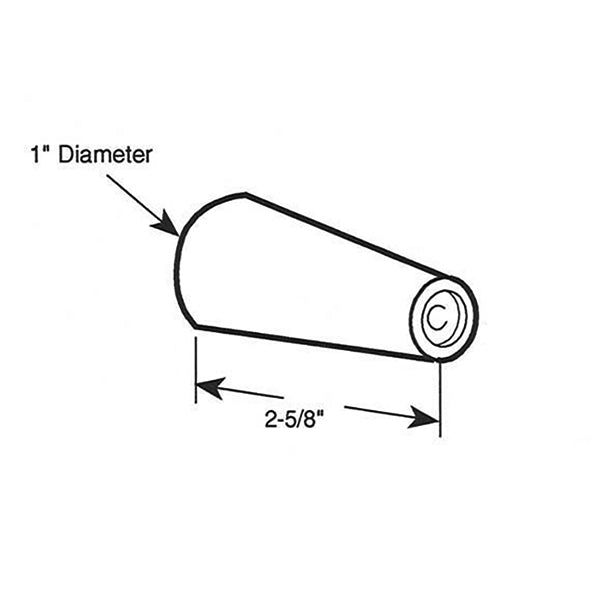 Rubber Bumper for Sliding Patio Door 1 Inch - Rubber Bumper for Sliding Patio Door 1 Inch
