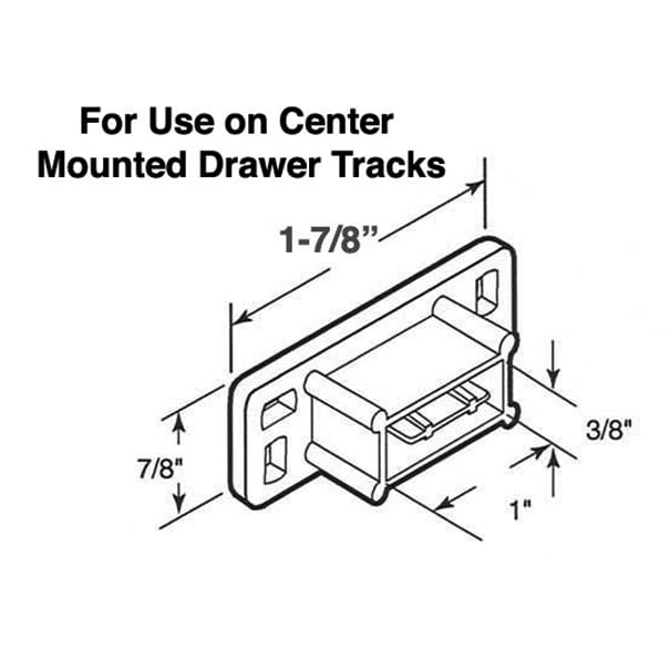 Backplate - Drawer Track - Backplate - Drawer Track