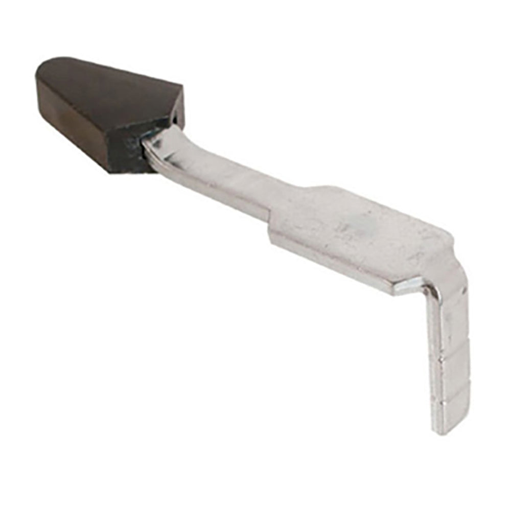 DISCONTINUED 2 Inch Lever Latch with Black Plastic Tip - DISCONTINUED 2 Inch Lever Latch with Black Plastic Tip