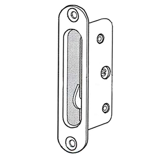 Mortise Lock with Recessed Housing for Sliding Patio Door