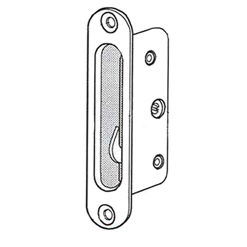 Mortise Lock with Recessed Housing for Sliding Patio Door - Mortise Lock with Recessed Housing for Sliding Patio Door