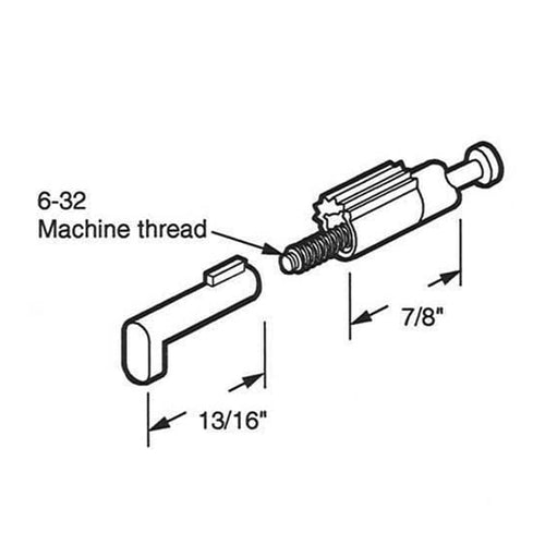 Latch Pin for Sliding Patio Door - Latch Pin for Sliding Patio Door