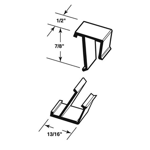 Retainer Clips for H & D Industries Windows - 4 sets - Retainer Clips for H & D Industries Windows - 4 sets